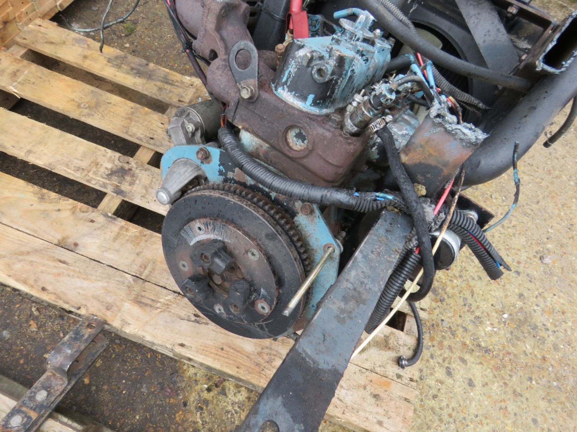 KUBOTA 3 CYLINDER DIESEL ENGINE FROM RANSOMES MOWER. RUNNING WHEN REMOVED. - Image 2 of 5