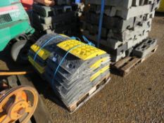 PALLET OF 35NO APPROX BOLT DOWN SPEED HUMPS WITH REFLECTORS, 500MM X 400MM APPROX. NO VAT ON HAMMER