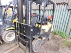 DOOSAN G20SC GAS FORKLIFT 2000KG RATED WITH SIDE SHIFT. YEAR 2005 BUILD.