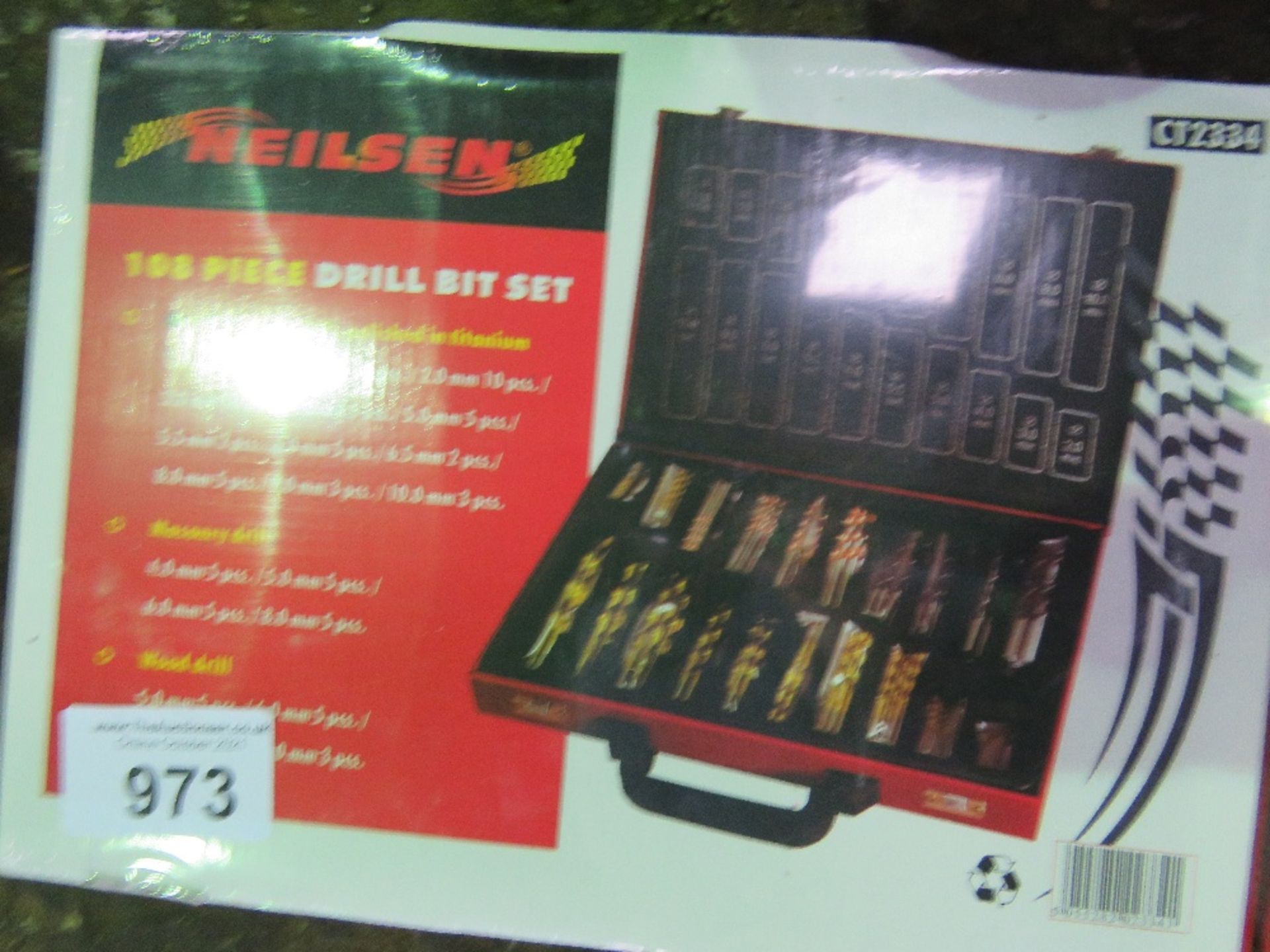 108 PIECE DRILL BIT SET. - Image 2 of 2