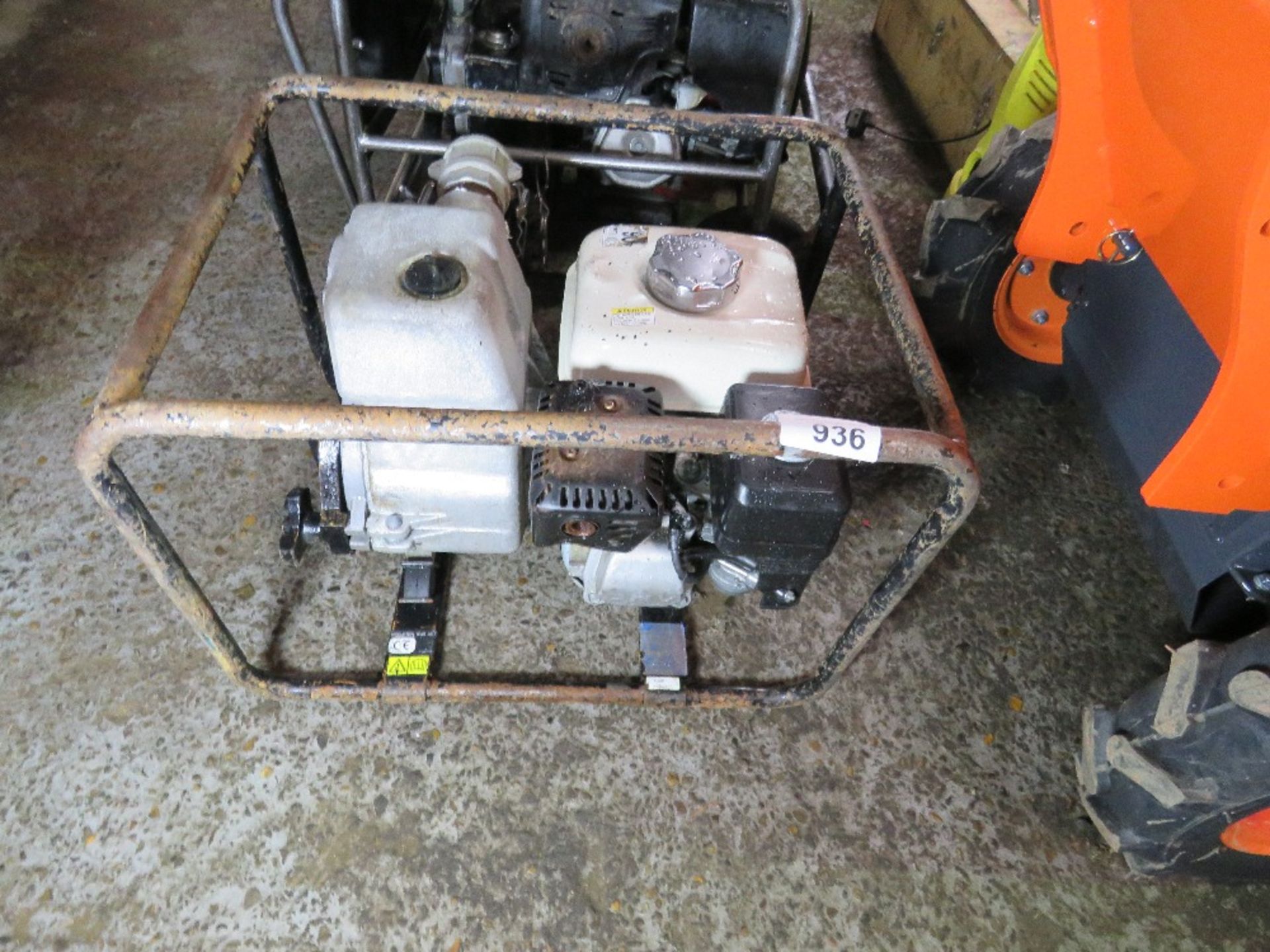 PETROL ENGINED WATER PUMP, LARGE OUTPUT.