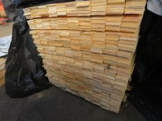 EXTRA LARGE PACK OF UNTREATED HIT AND MISS CLADDING TIMBER BOARDS. SIZE: 1.75 M LENGTH, 95MM W
