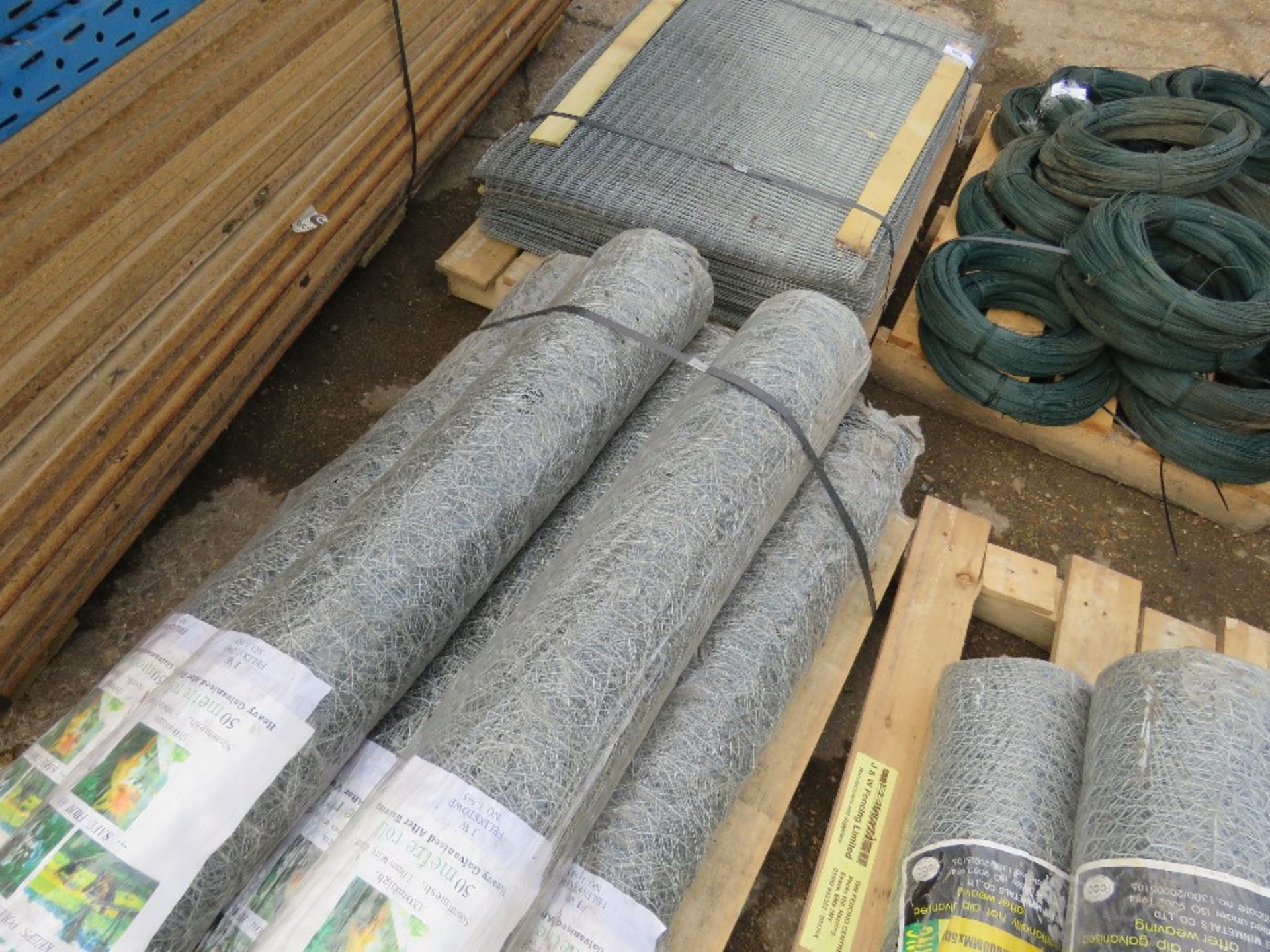 5 X ROLLS OF 1200MM HEIGHT WIRE NETTING, 50M ROLLS. - Image 3 of 3