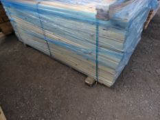 LARGE PACK OF UNTREATED TIMBER FENCE CLADDING SLATS. SIZE: 1.77 M LENGTH, 40MM WIDTH APPROX.