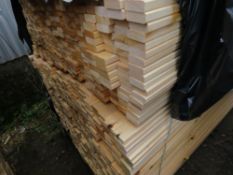 EXTRA LARGE PACK OF VENETIAN TIMBER SLATS, UNTREATED. 1.72M LENGTH X 45MM WIDTH X 16MM DEPTH APPROX.
