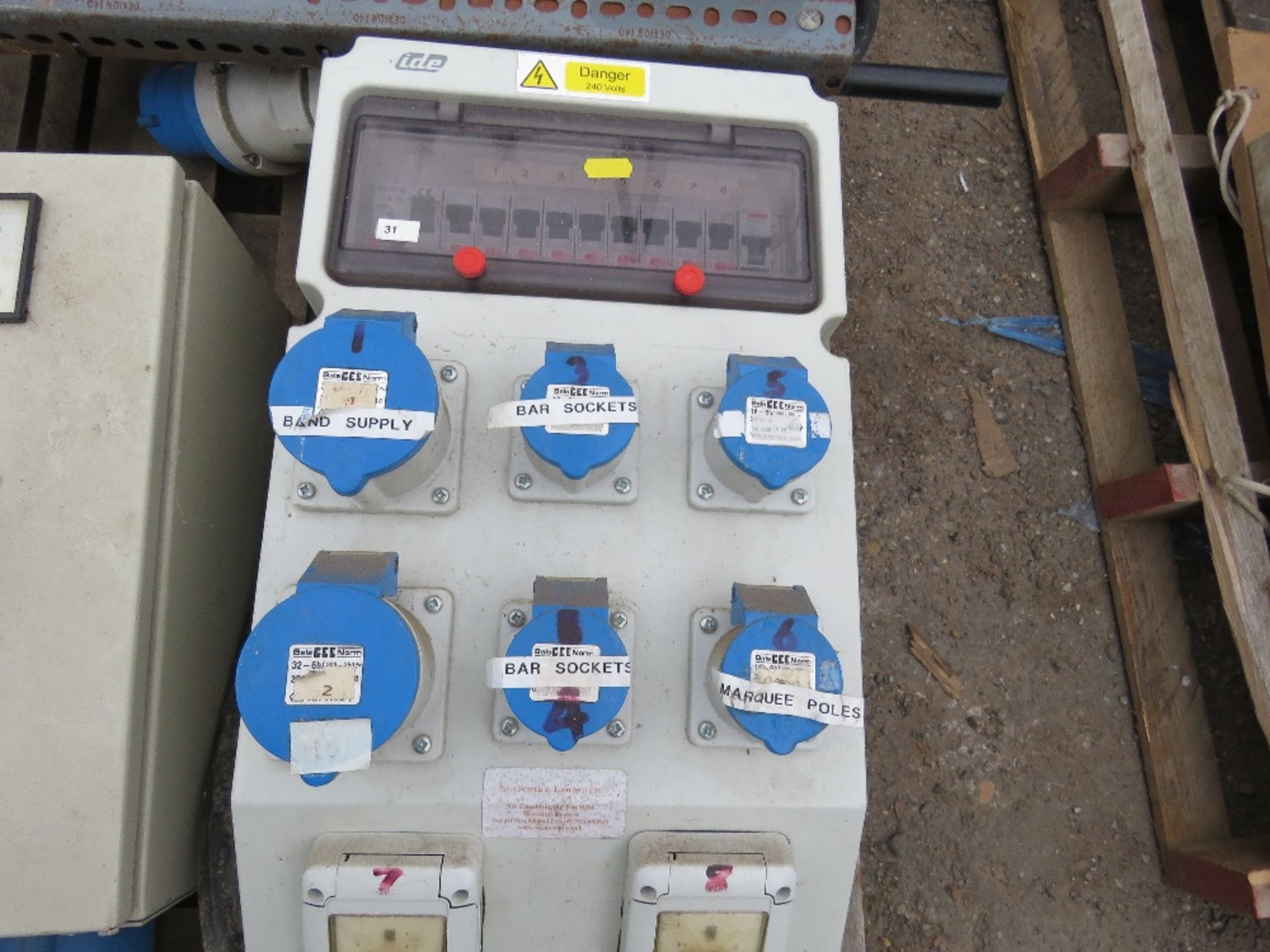 PALLET OF ASSORTED GENERATOR RELATED SWITCHGEAR ETC. SOLD UNDER THE AUCTIONEERS MARGIN SCHEME, THERE - Image 3 of 3