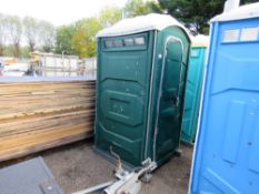 PORTABLE SITE TOILET.