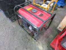 PETROL ENGINED GENERATOR, 2KVA APPROX, NO RECOIL.