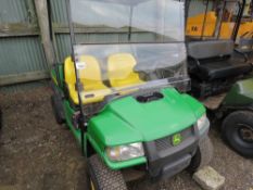 JOHN DEERE CX GATOR PETROL UTILITY TRUCK, ELECTRIC TIPPING BUCK. 483 REC HRS.