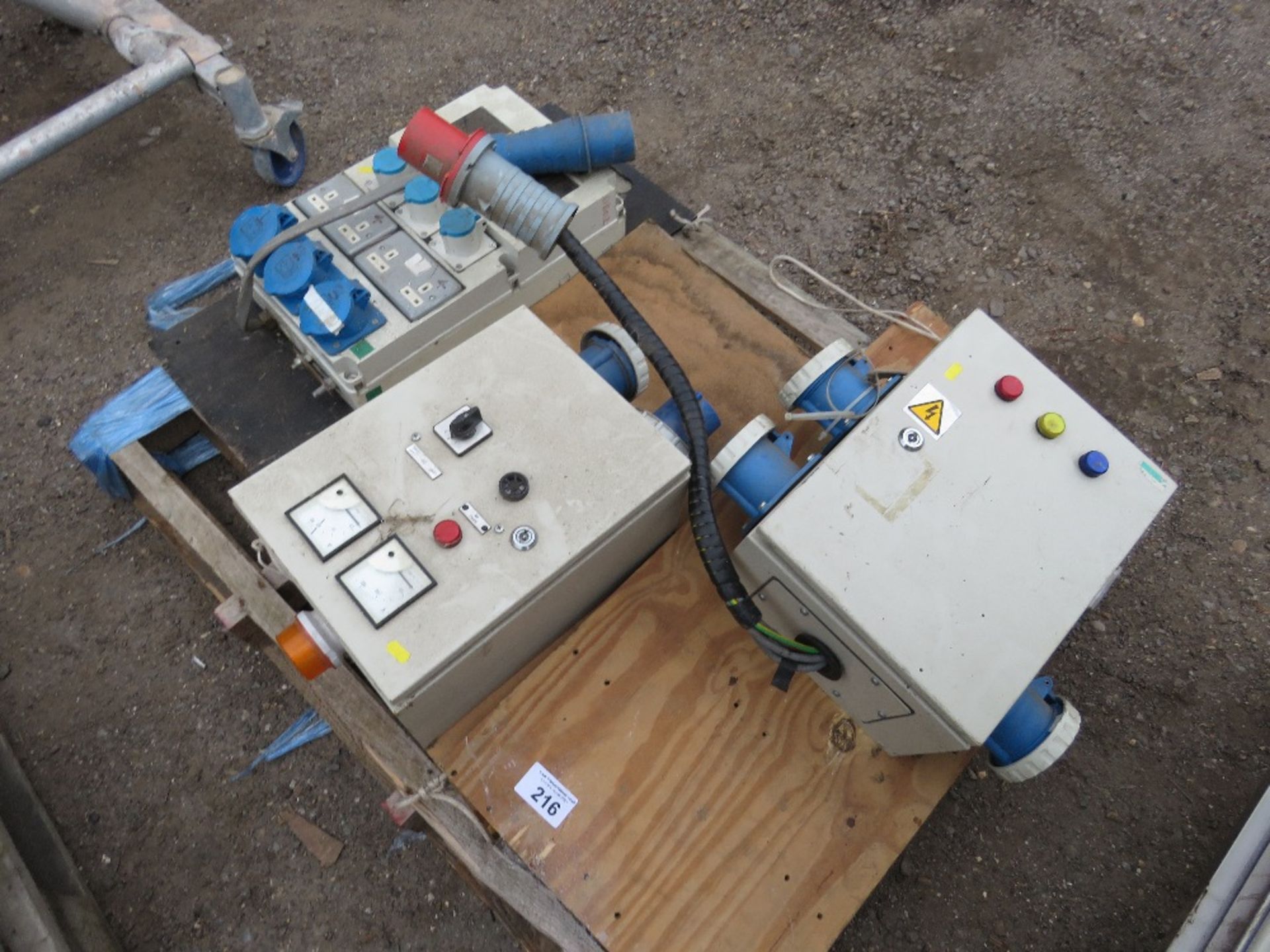 PALLET OF ASSORTED GENERATOR RELATED SWITCHGEAR ETC. SOLD UNDER THE AUCTIONEERS MARGIN SCHEME, THERE