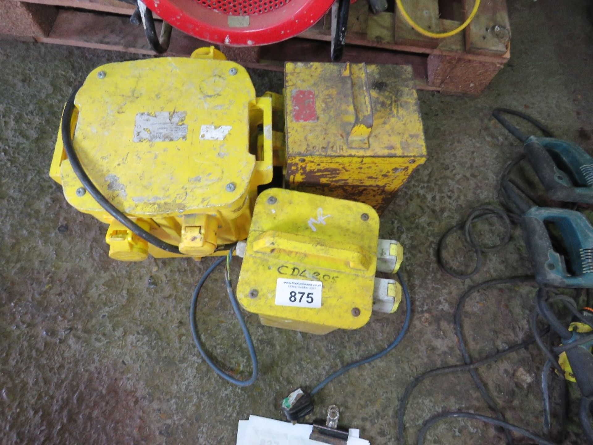 3 X TRANSFORMERS. SOLD UNDER THE AUCTIONEERS MARGIN SCHEME THEREFORE NO VAT WILL BE CHARGED ON THE