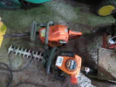 TANAKA HEDGE CUTTER PLUS A HUSQVARNA CHAINSAW.