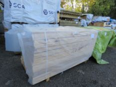 LARGE PACK OF MACHINED TIMBER BOARDS, UNTREATED. SIZE: 1.83M LENGTH X 140MM WIDE X 30MM DEPTH APPROX