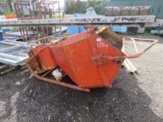 SOCATOL 1000LITRE RATED CRANE MOUNTED CONCRETE SKIP.