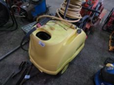 KARCHER 240VOLT STEAM CLEANER WITH HOE AND LANCE. WORKING WHEN REMOVED FROM PREMISES RECENTLY.