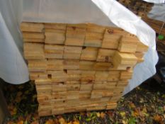 LARGE PACK OF TIMBER CLADDING BOARDS, UNTREATED. SIZE: 1.83M LENGTH X 140MM WIDE X 30MM DEPTH APPROX