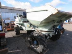 benford swivel skip 5 tonne dumper. when tested was seen to drive, steer, brake and tip. sn:SLBDN00E