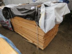 EXTRA LARGE PACK OF SHIPLAP TIMBER CLADDING BOARDS, UNTREATED. 1.83M LENGTH X 95MM WIDTH APPROX.