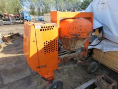 BELLE 100XT DIESEL SITE MIXER WITH LT1 ENGINE. NO HANDLE THEREFORE UNTESTED.