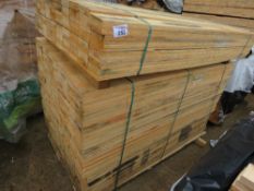 2 X PACKS OF SAWN TIMBER CLADDING BOARDS, UNTREATED. ONE LARGE AND ONE SMALL. 1.74M LENGTH X 105MM W