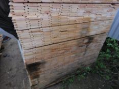 EXTRA LARGE PACK OF SHIPLAP TIMBER CLADDING BOARDS, UNTREATED. MOST ARE 1.55M LENGTH X 95MM WIDTH AP