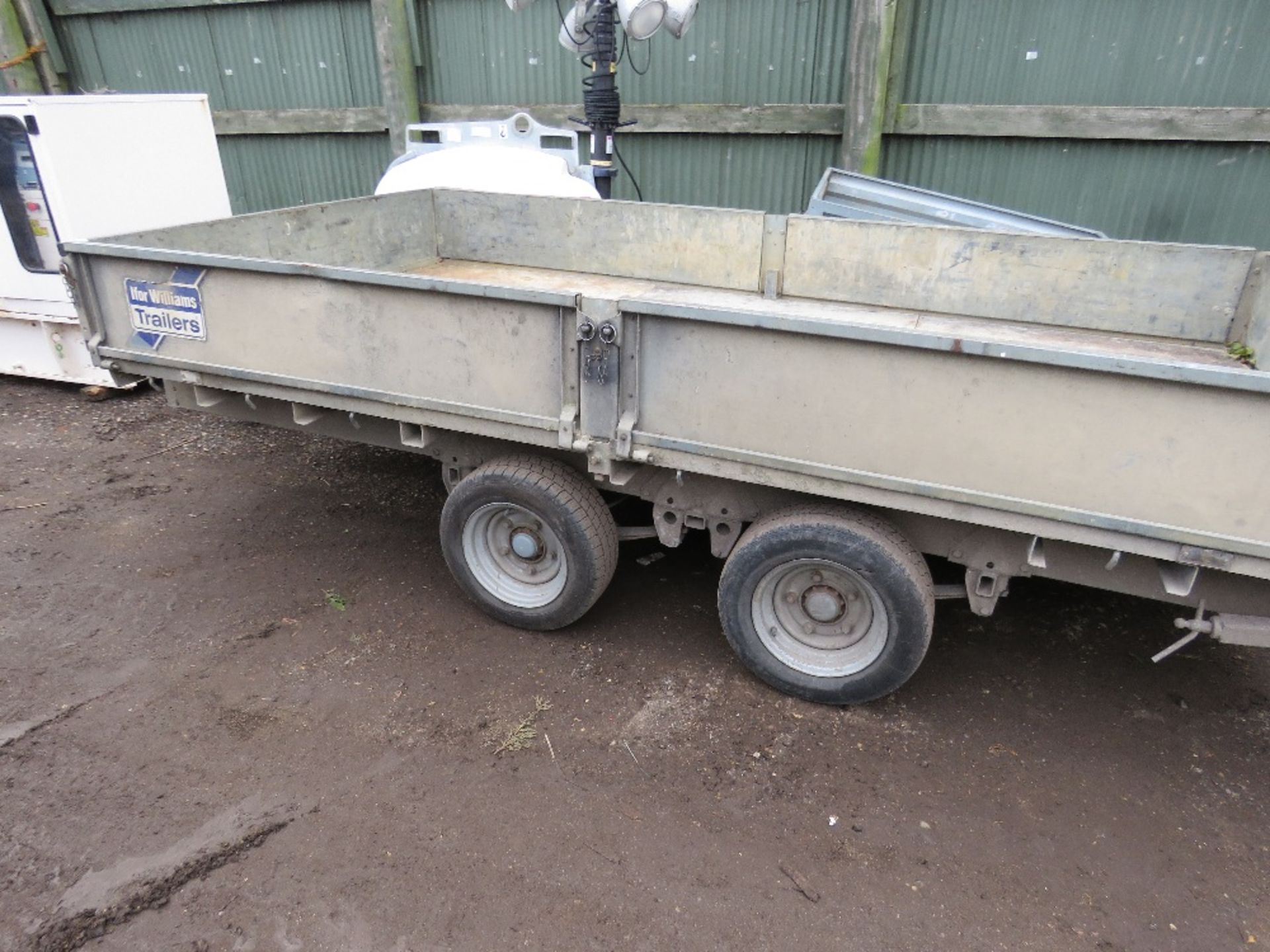IFOR WILLIAMS LM126G DROP SIDE PLANT TRAILER. 12FT BODY. SN:SCK60000095065801. - Image 6 of 9