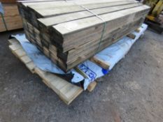 2 X PACKS OF UNTREATED CLADDING TIMBER BOARDS. SIZE: 1.8-2.4M LENGTH, 100MM WIDTH.