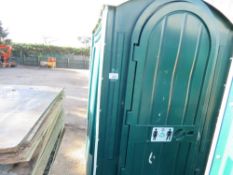 PORTABLE SITE TOILET WITH SINK, AS SHOWN.