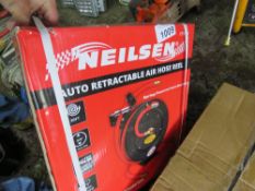 NIELSEN AUTO RETRACTABLE AIR HOSE REEL.