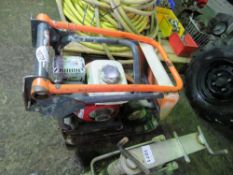 BELLE LARGE SIZED PETROL COMPACTION PLATE, NO RECOIL FITTED, THEREFORE UNTESTED. THIS LOT IS SOLD UN