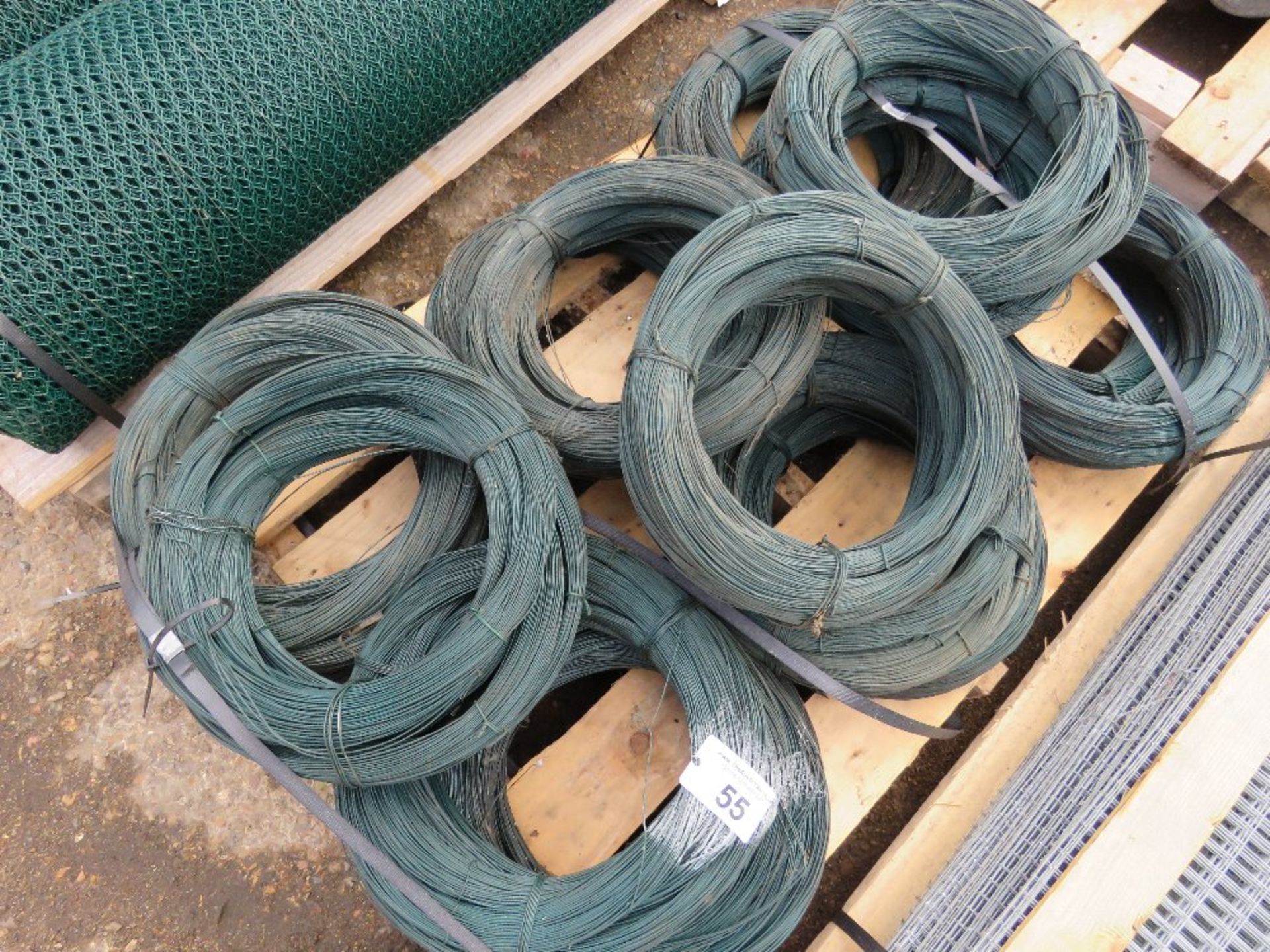 PALLET OF TYING WIRES.