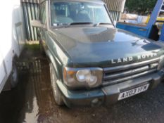 LANDROVER DISCOVERY TD5, GREEN, 7 SEATS, REG:AX03 YFM WITH V5 . TEST TILL AUGUST 2022. AUTO GEARBOX.