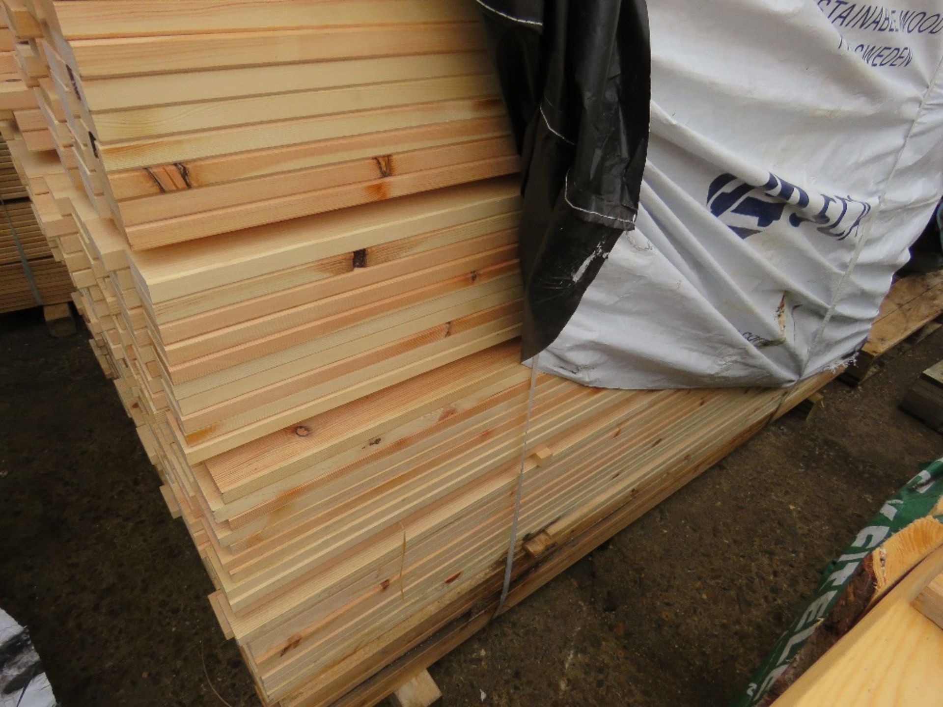 EXTRA LARGE PACK OF MACHINED TIMBER SLATS / BOARDS, UNTREATED. 1.83M LENGTH X 70MM WIDTH X 20MM DEPT - Image 4 of 4