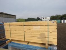LARGE PACK OF UNTREATED TIMBER SLATS. SIZE: 1.83M LENGTH, 45MM WIDTH, 16MM DEPTH APPROX.
