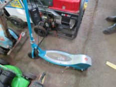 RAZOR BLUE COLOURED E SCOOTER. NO VAT ON HAMMER PRICE.