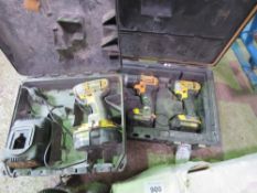 3 X DEWALT DRILLS IN 2 X BOXES.THIS LOT IS SOLD UNDER THE AUCTIONEERS MARGIN SCHEME THEREFORE THERE