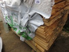 EXTRA LARGE PACK OF SHIPLAP TIMBER CLADDING BOARDS, UNTREATED. 1.83M LENGTH X 95MM WIDTH APPROX.