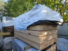 LARGE PACK OF TIMBER BOARDS, UNTREATED. SIZE: 1.83M LENGTH X 140MM WIDE X 30MM DEPTH APPROX.