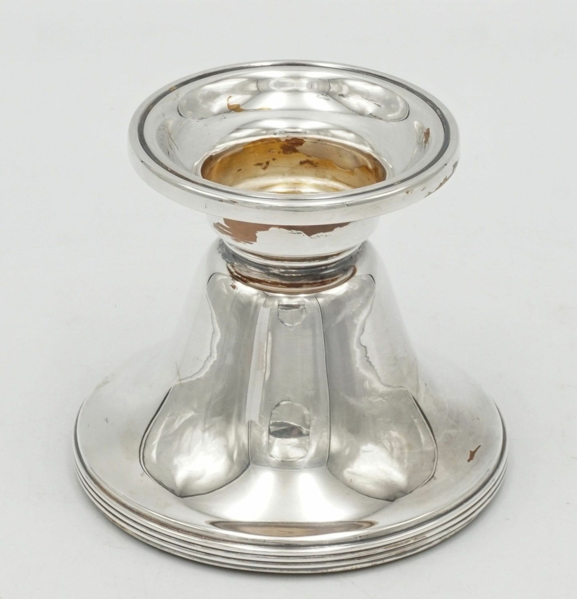 Kännchen, Vase und Kerzenhalter aus Silber - Bild 5 aus 6