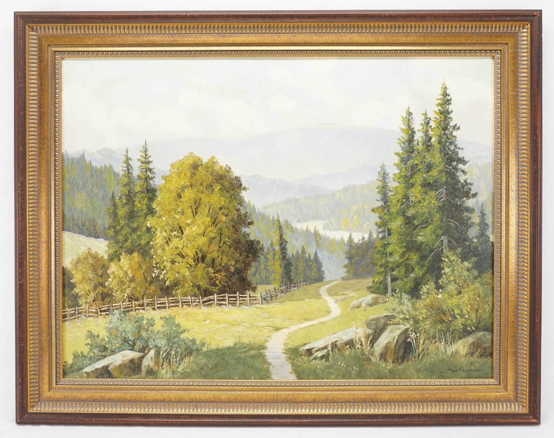 Fritz Thate, Brockenblick im Altweibersommer - Bild 2 aus 4