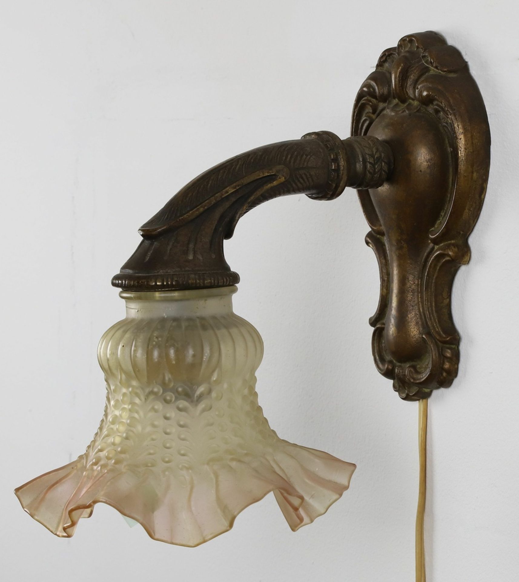 Einflammige Wandlampe, um 1920