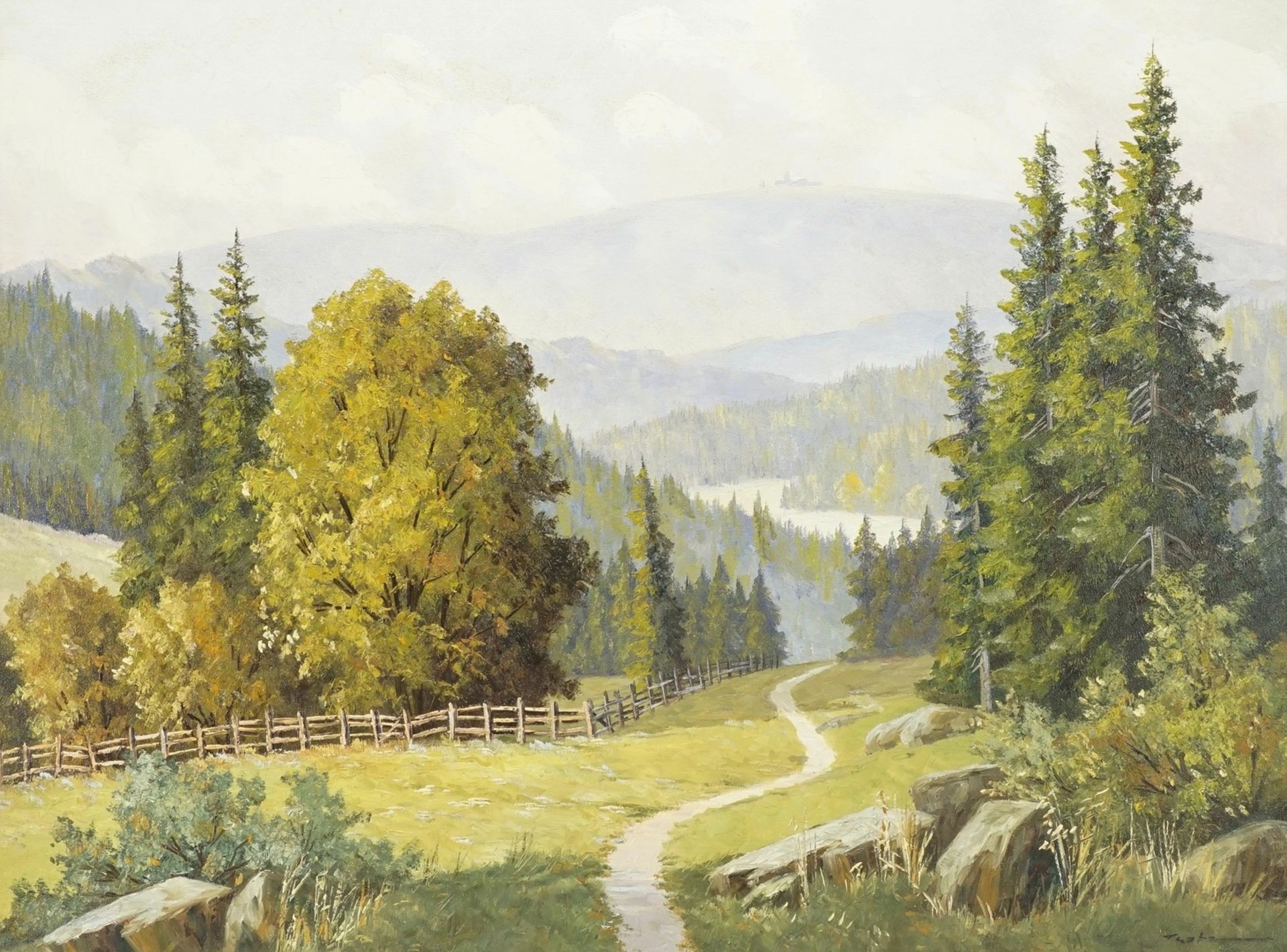 Fritz Thate, Brockenblick im Altweibersommer