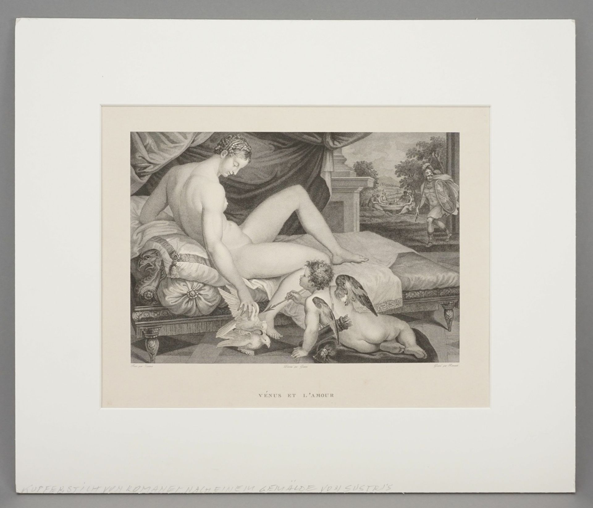 Lambert Sustris, "Vénus et l'Amour" (Venus und Amor) - Bild 2 aus 3