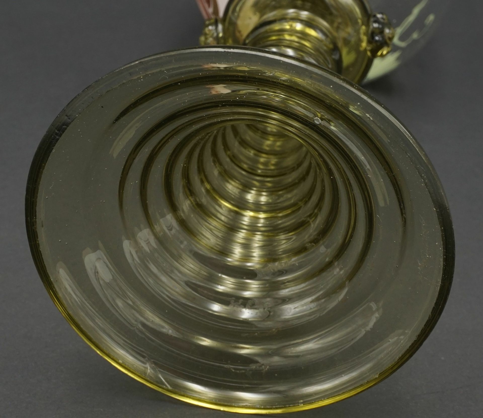 Nuppenglas mit Emaillebild, 19. Jh. - Bild 3 aus 3
