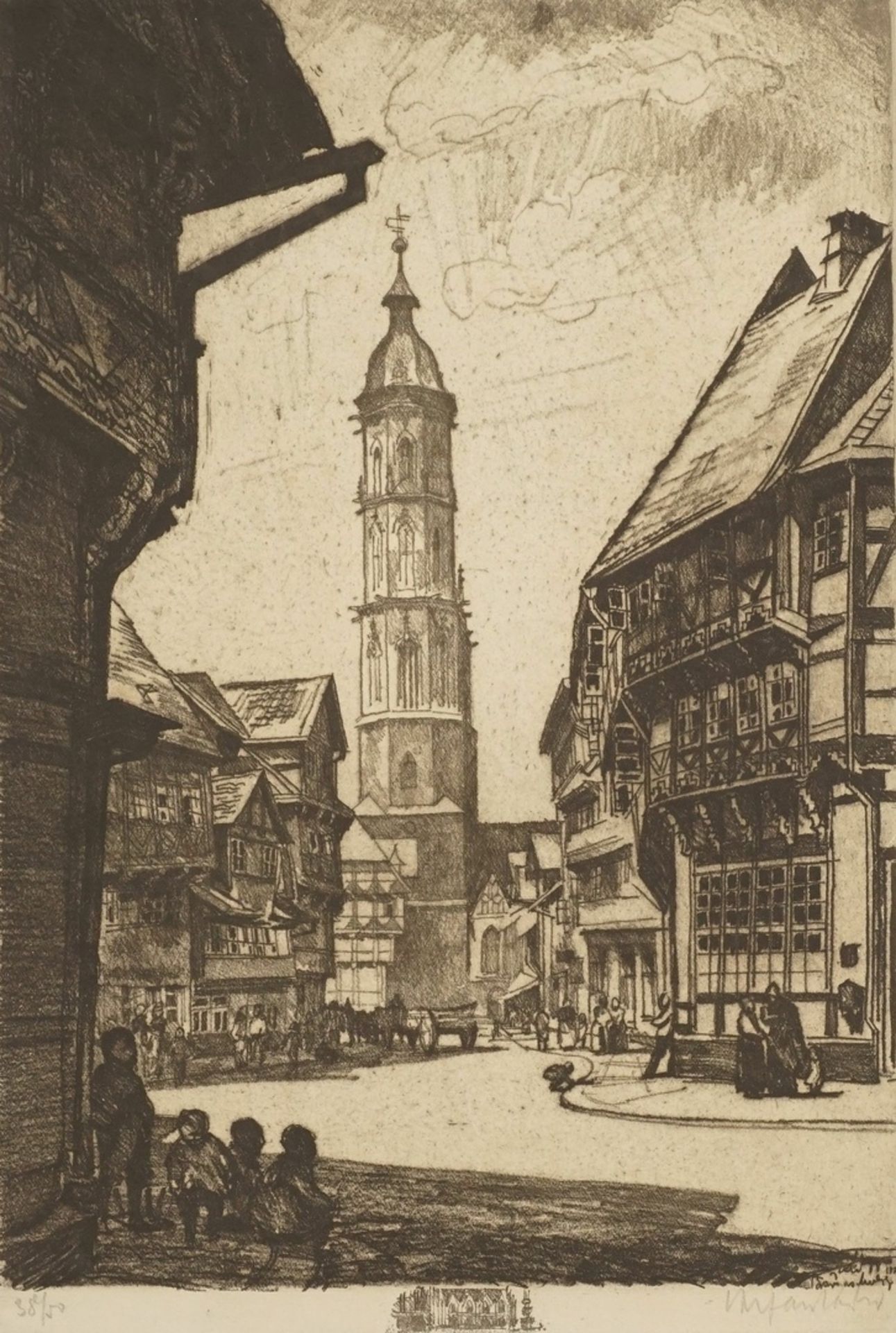 Unbekannter Radierkünstler, Sankt Andreas in Braunschweig