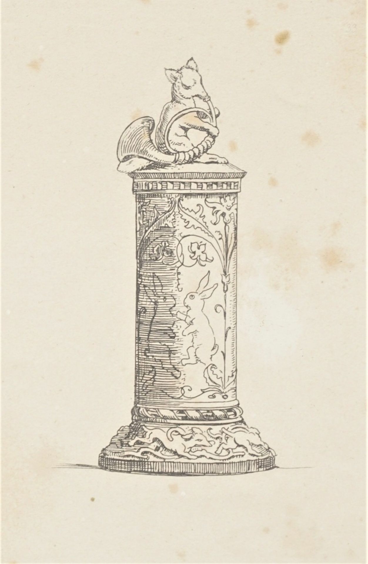 Moritz von Schwind, Jagdsäule