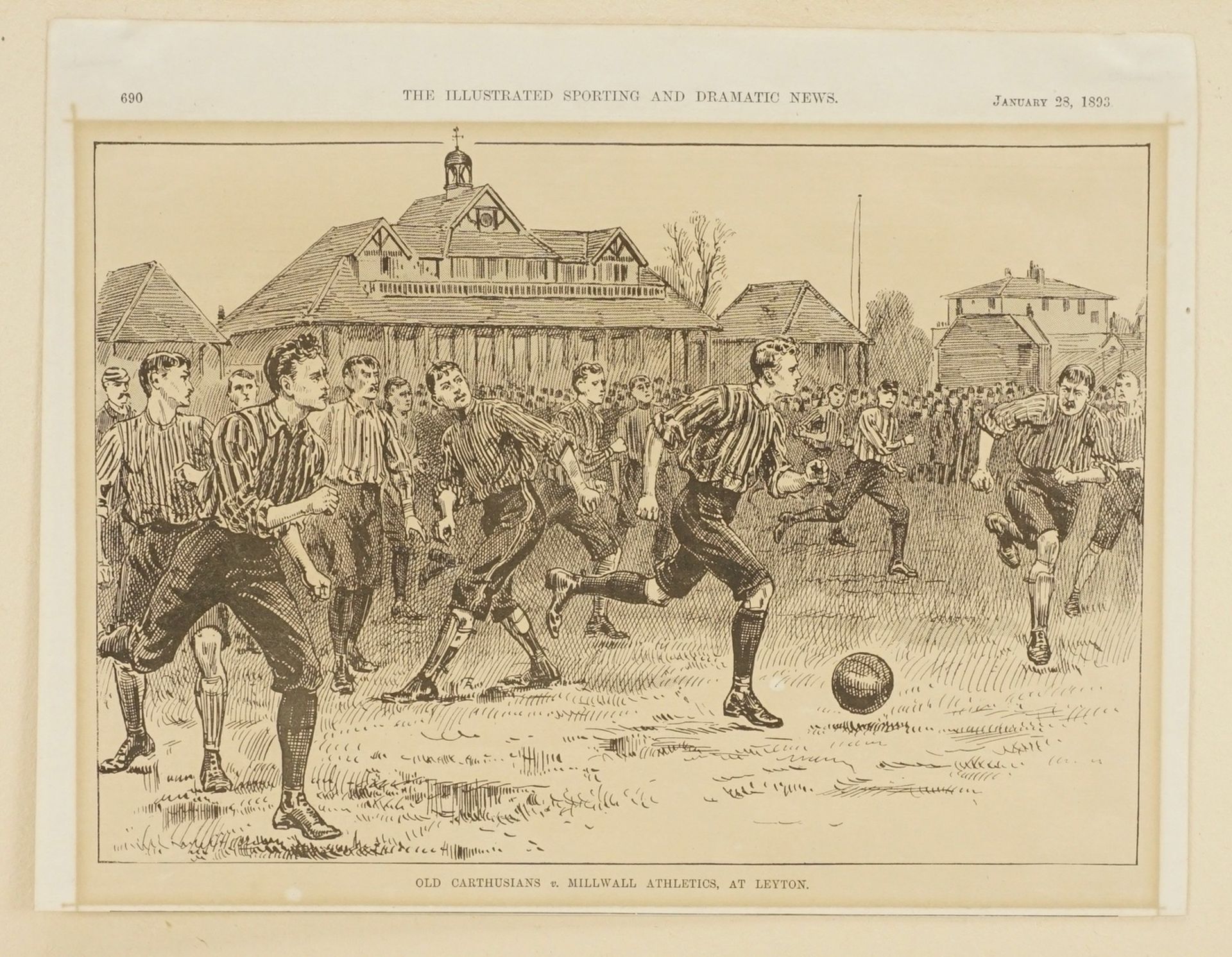 Old Carthusians v. Millwall Athletics, at Leyton (Fussballmatch in England) - Bild 3 aus 4