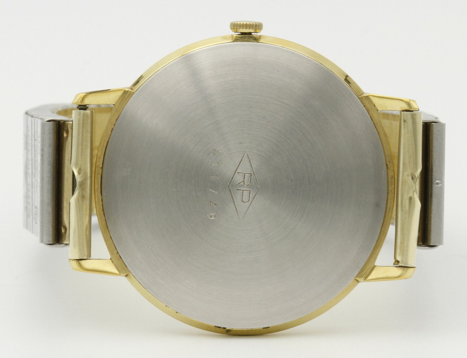 Vergoldete Stowa Herren Armbanduhr, um 1960 - Image 2 of 2