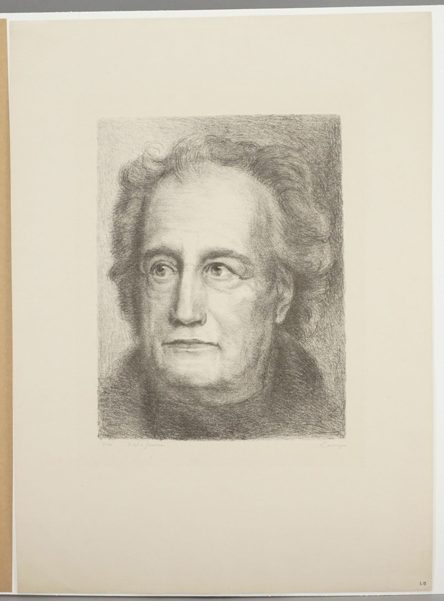 Lange, "Johann Wolfgang von Goethe" - Bild 3 aus 4