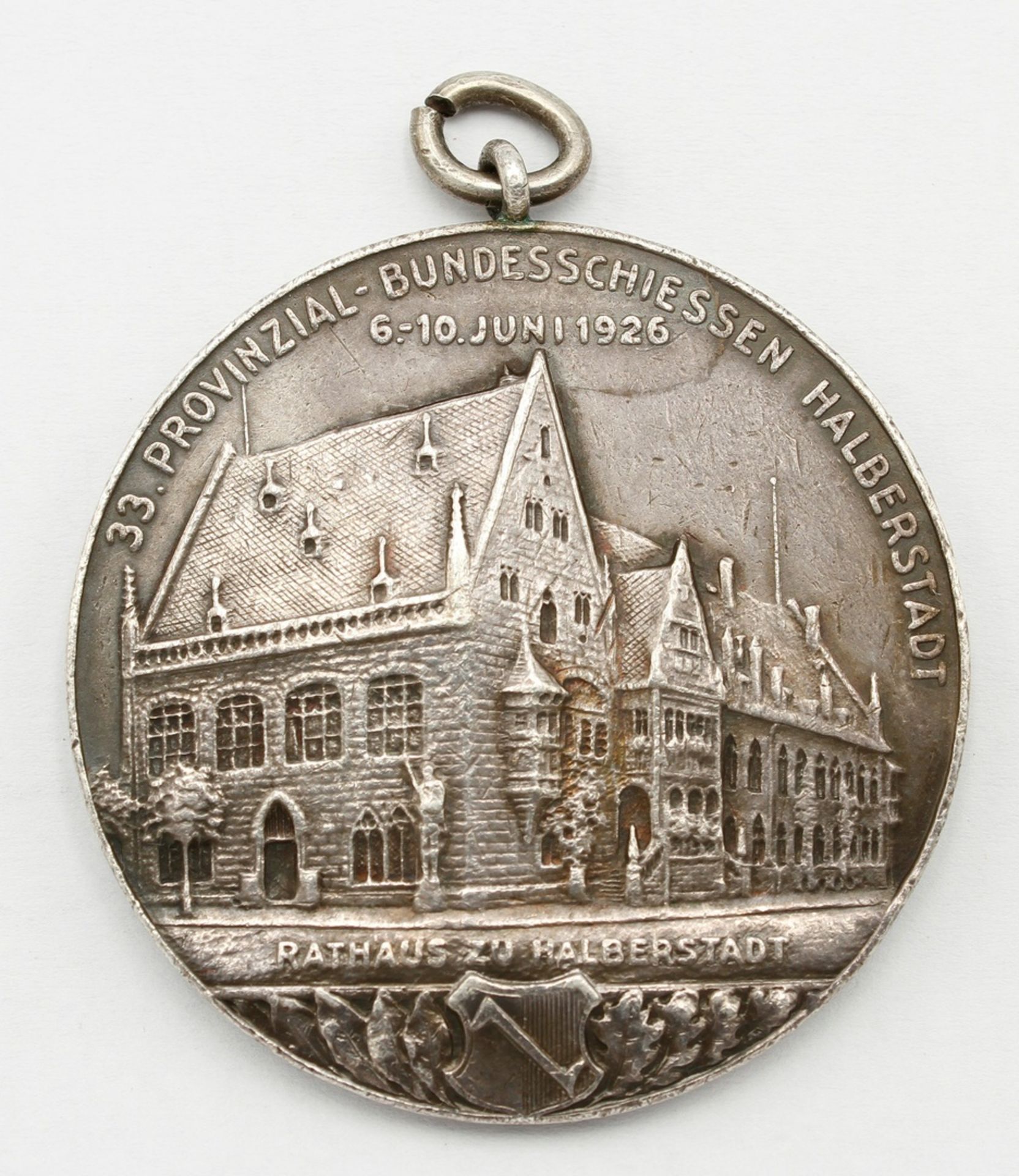 Medaille Halberstadt, 33. Provinzial-Bundesschiessen, 1926 - Image 2 of 2